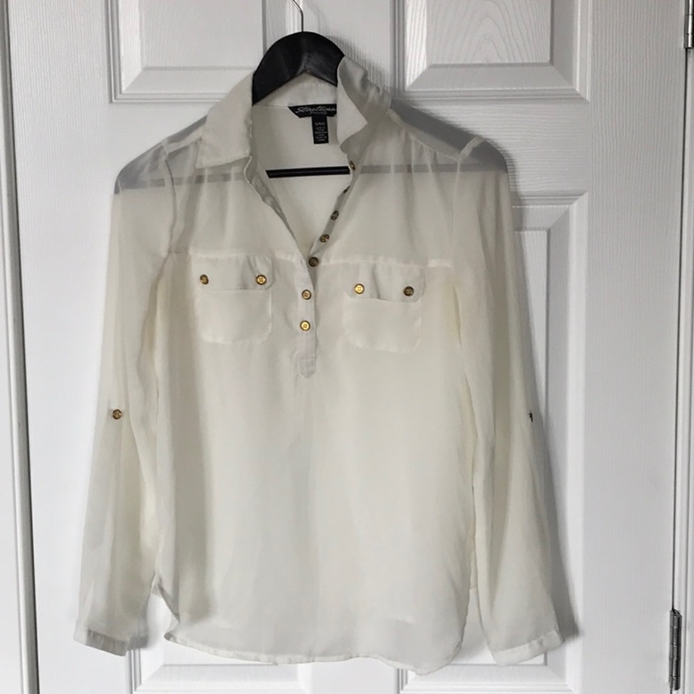 Blouse- White- Size S